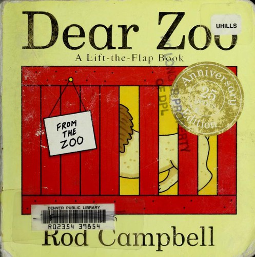 Dear Zoo の表紙